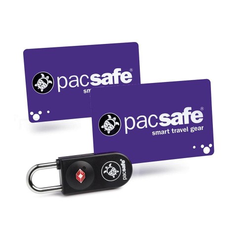 Pacsafe Prosafe 750 TSA Accepted Key-Card Lock Çanta Kilidi-SİYAH