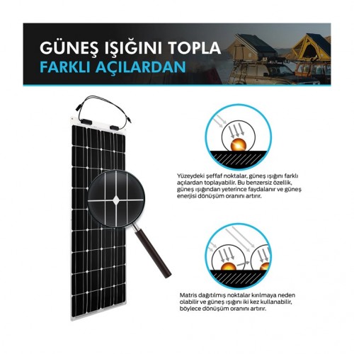 Renogy Güneş Paneli 100 Watt 12V (Monokristal) Renogy Güneş Paneli 100 Watt 12V (Monokristal)