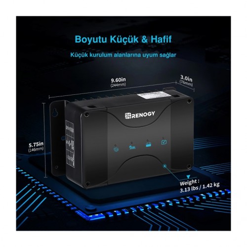 Renogy Akü Şarj Cihazı MPPT (50A)