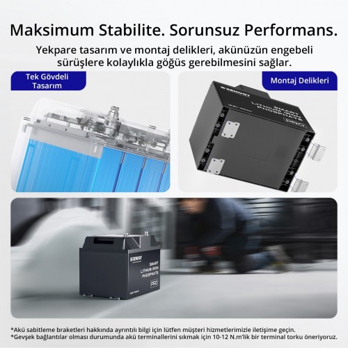 Lityum Akıllı Akü Pro (200 Ah)